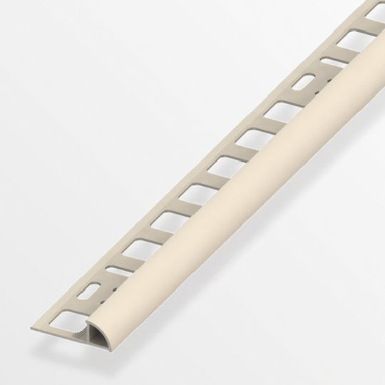 Alfer Aluminium Προφίλ PVC για Πλακίδια 100x1.95x0.6εκ.