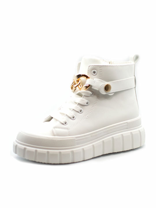 Plato Boots White