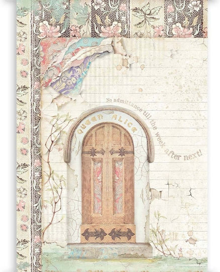 Stamperia Alice Paper Decoupage Transparent