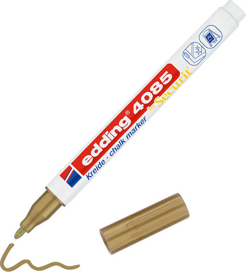 Edding Marker Gold Blackboard Liquid Chalk for Glass
