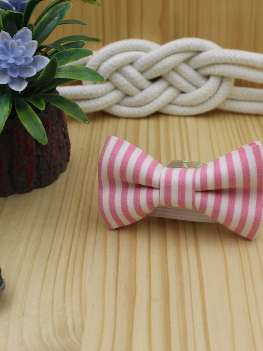 JFashion Baby Fabric Bow Tie Pink