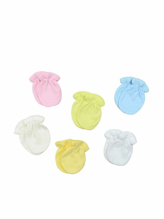 Kinderhandschuhe MItten für Neugeborene Weiß