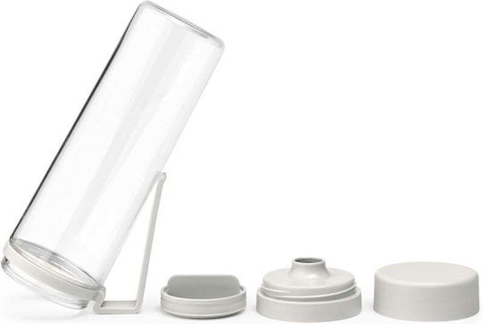 Brabantia Flasche Wasser Glas mit Schraubverschluss Gray 500ml