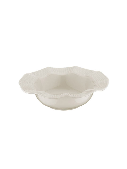 Beige Porcelain Dinnerware Set 24pcs