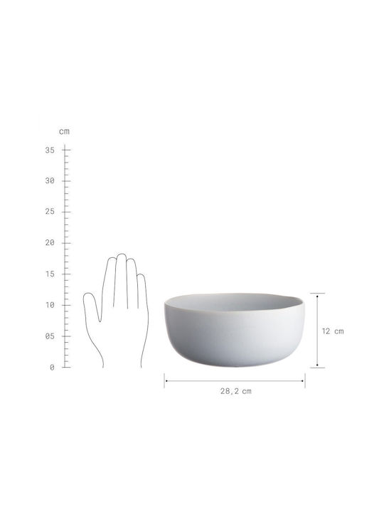 Butlers Salatieră Ceramică Gri 28x28cm 1buc