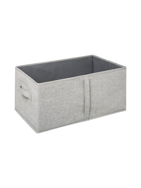 5Five Stoff Aufbewahrungsbox mit Deckel Gray 50x31x25cm 1Stück