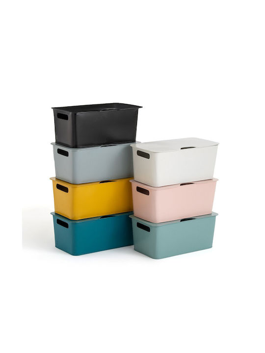 Am.Pm Metalic Cutie de Depozitare cu Capac Alb 40x20x20cm 1buc