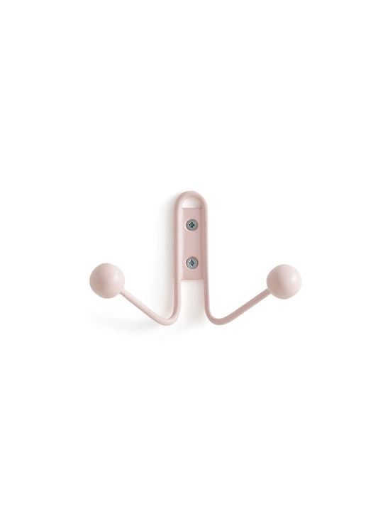 La Redoute Interieurs Cuiere pentru Copii Multi Hook Înșurubat Metalic Albă 15εκ. 1buc