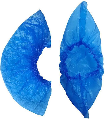 Eco Disposable Shoe Covers in Blue Color Premium 50pcs