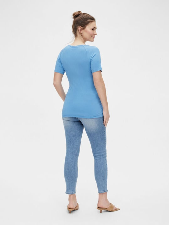 Mamalicious Maternity Top Light Blue