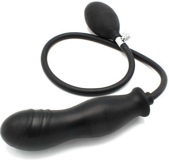 Kiotos Ρεαλιστικό Dildo Φουσκωτό Μαύρο 14cm
