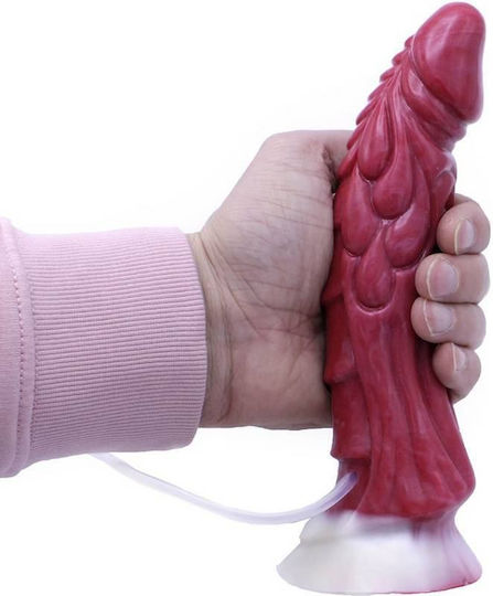 Kiotos Monstar Realistic Dildo with Suction Cup and Ejaculating Red 20.5cm