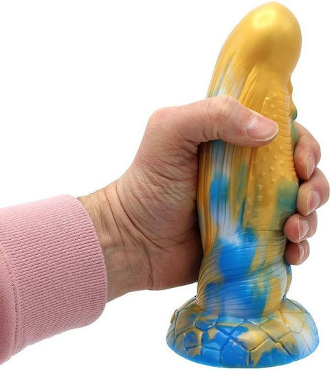 Kiotos Monstar Dildo Beast Ρεαλιστικό Dildo με Βεντούζα Χρυσό 21cm