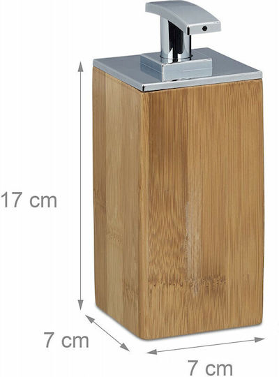 Relaxdays Dispenser din Bambus Maro 225ml