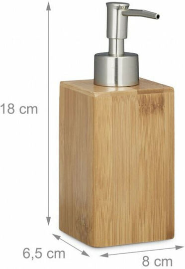 Relaxdays Spender aus Bambus Braun 240ml