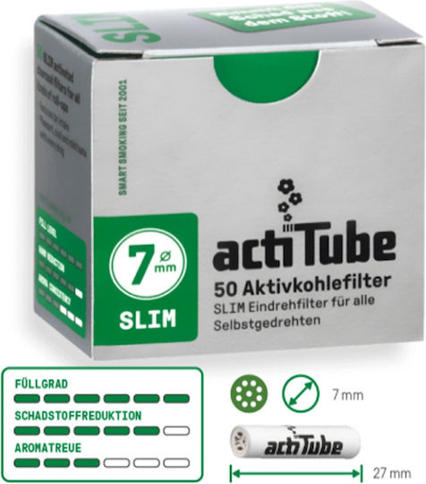 ActiTube Slim Φίλτρα Πίπας 10τμχ