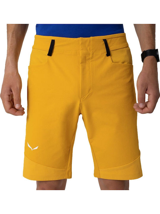 Salewa AGNER DURASTRETCH Ανδρικό Κοντό Παντελόνι Αναρρίχησης Κίτρινο