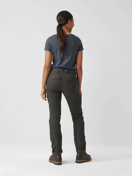Fjallraven Karla Pro Γυναικείο Μακρύ Παντελόνι Πεζοπορίας Γκρι