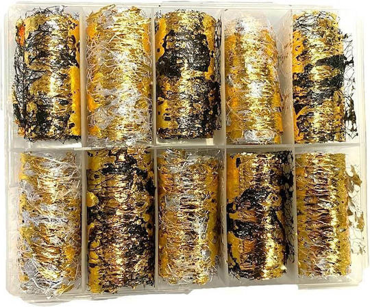 Set Foil for Nails in Various Colors 10pcs