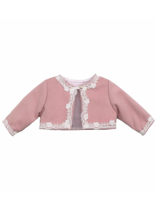 Nst Nastasia Princess Piedmont Rosa Strickjacke Für Mädchen