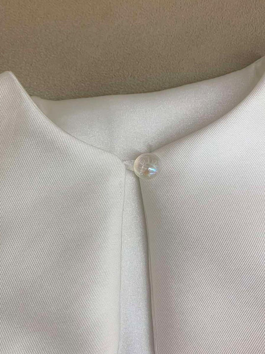 Nst Nastasia Princess Mariechantal Weißes Gestricktes Taufstrickjacke