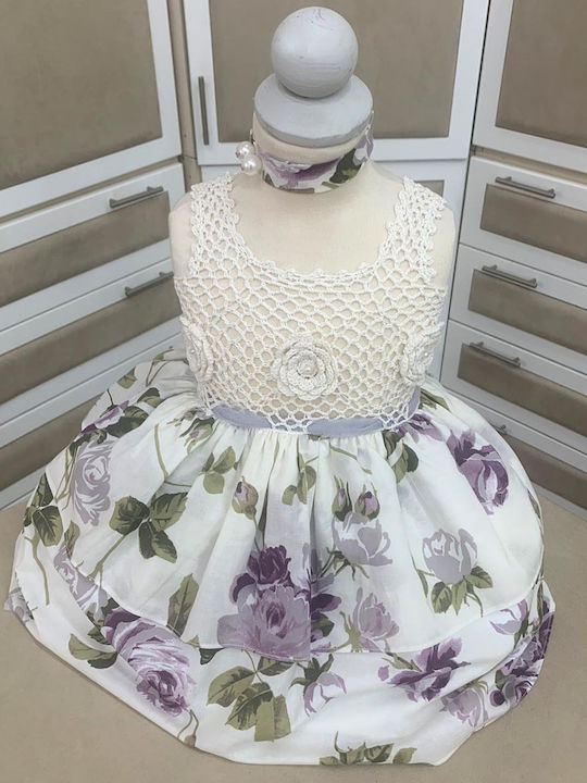 Nst Nastasia Joanne Kyger Melville Mehrfarbiges Taufkleid aus Tüll