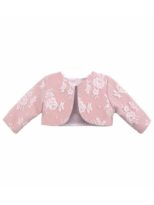 Nst Nastasia Princess Marie Sophie Rosa Strickjacke für Taufkleidung für Mädchen aus Spitze