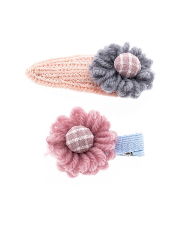 Matilda Set de Agrafe pentru Copii cu Cu clemă Floare 2buc