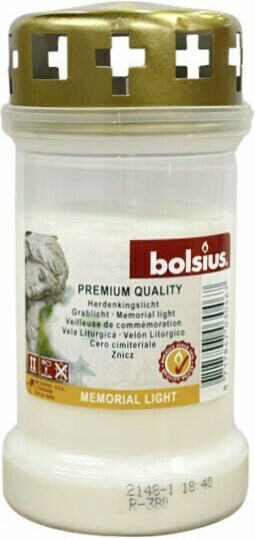 Bolsius Κερί Αφιέρωσης από Πλαστικό 3 Ημερών 6.60x6.60x6.6εκ.