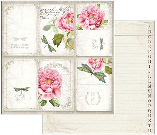 Stamperia Flowers Scrapbooking 10 Blätter 10Stück