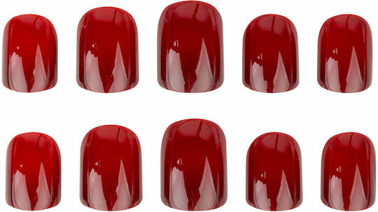 Nail HQ Tipps für falsche Nägel in Rot Farbe 24Stück