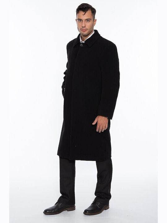 Herren Mantel Schwarz