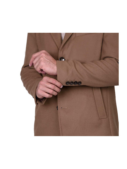 Markup Men's Coat Tabac Brown