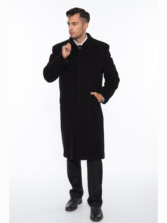 Herren Mantel Schwarz
