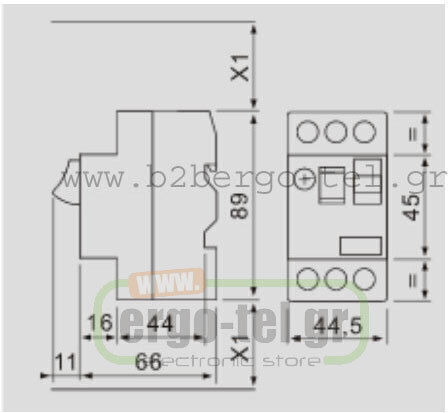 Kripal Термомагнитни Индустриален превключвател 198-051212300