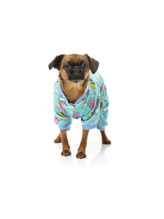 Fuzzyard Full Body Dog Clothing in Blue Color Large 70cm