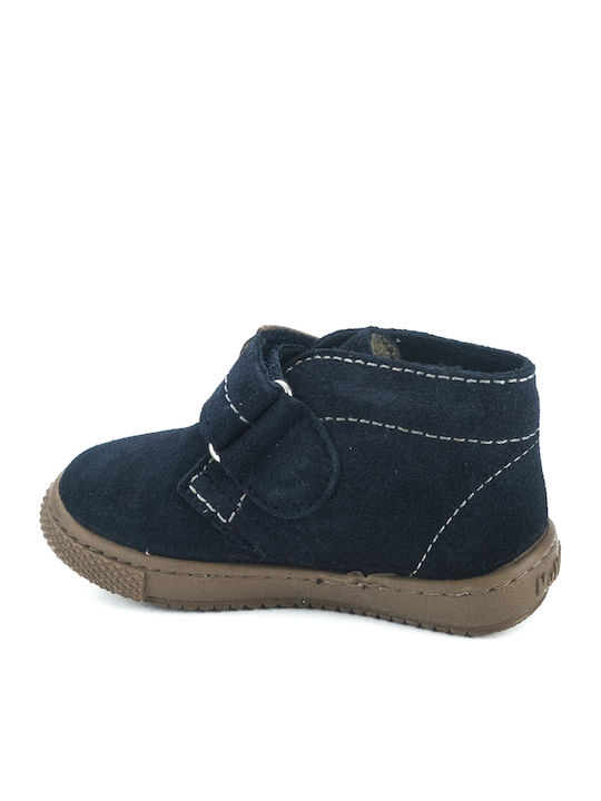 Kids Boots with Velcro Navy Blue