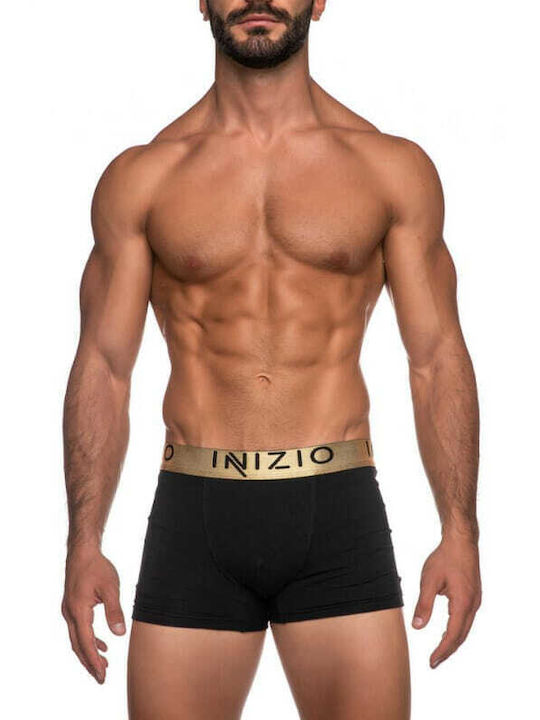 Inizio Men's Boxers Black 2Pack