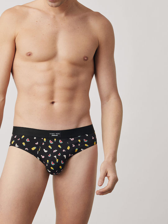 Men's Slips Multicolour with Patterns 2Pack
