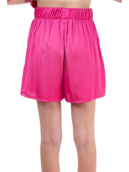 My Women's High Waist Fuchsia Shorts