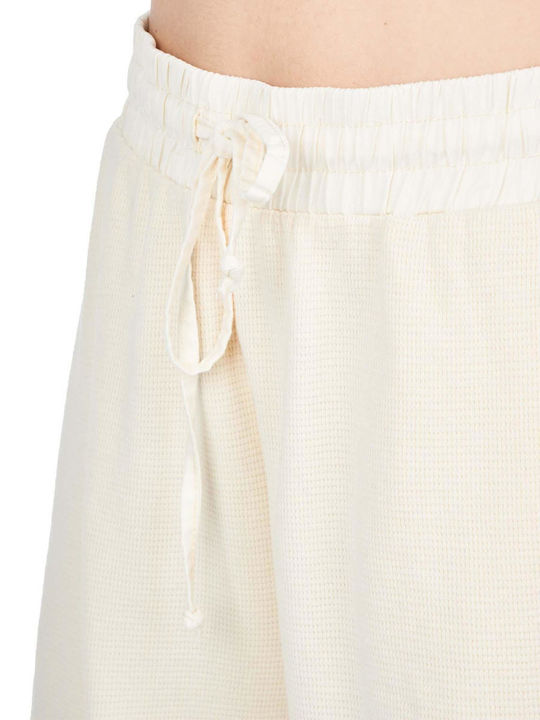 Women's High-waisted Shorts White