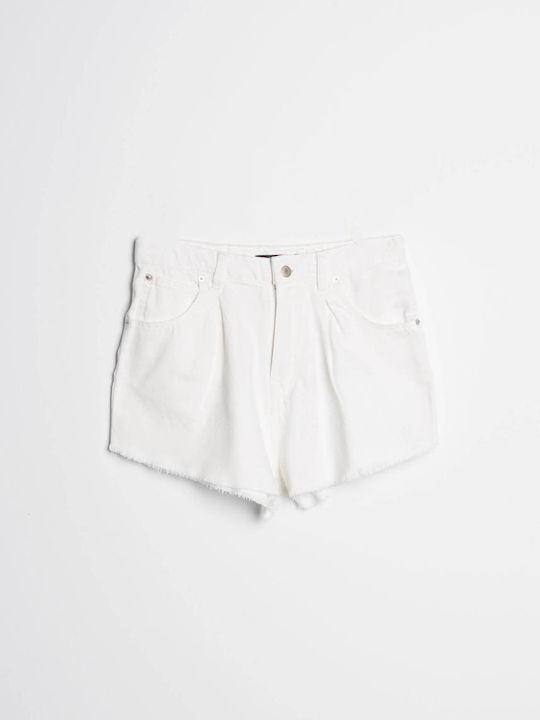 Make your image Women's Jean Shorts White
