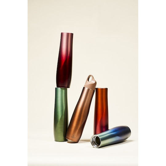 Chic Mic Bioloco The Curve Stainless Steel Thermos Bottle BPA Free 420ml Multicolour