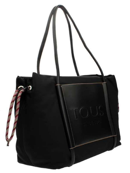 Empire Soft Γυναικεία Τσάντα Shopper Ώμου Μαύρη