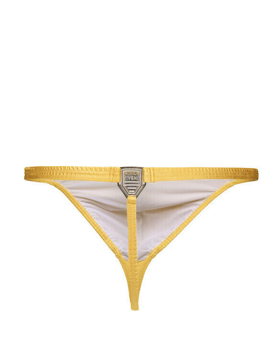 Herren Badebekleidung Slip Gelb