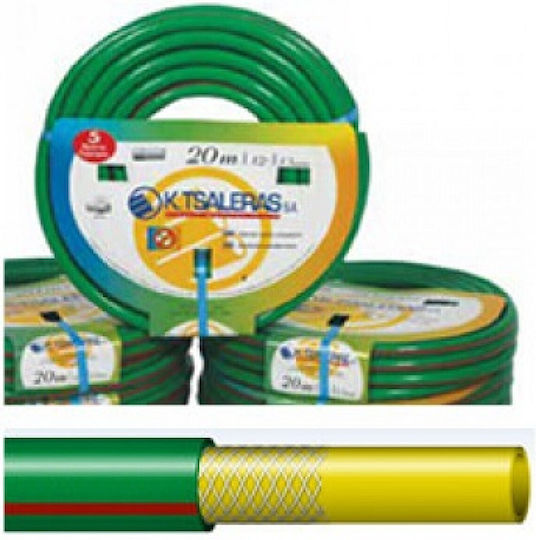 Tsaleras Πλεκτό Λάστιχο Ποτίσματος 1/2" 25m