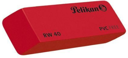 Pelikan Eraser for Pencil and Pen 1pcs Red