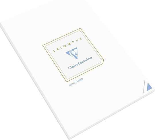 Clairefontaine Σημειωματάριο Α4 50 Φύλλων Ριγέ Λευκό