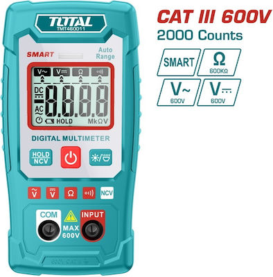 Total Digitales Multimeter mit Summer mit AC / DC / Widerstandsmessung TMT460011