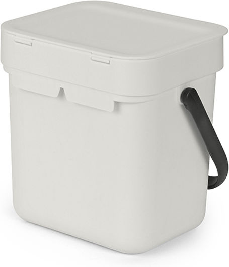Brabantia Κάδος Sort & Go Απορριμμάτων Πλαστικός Γκρι 3lt